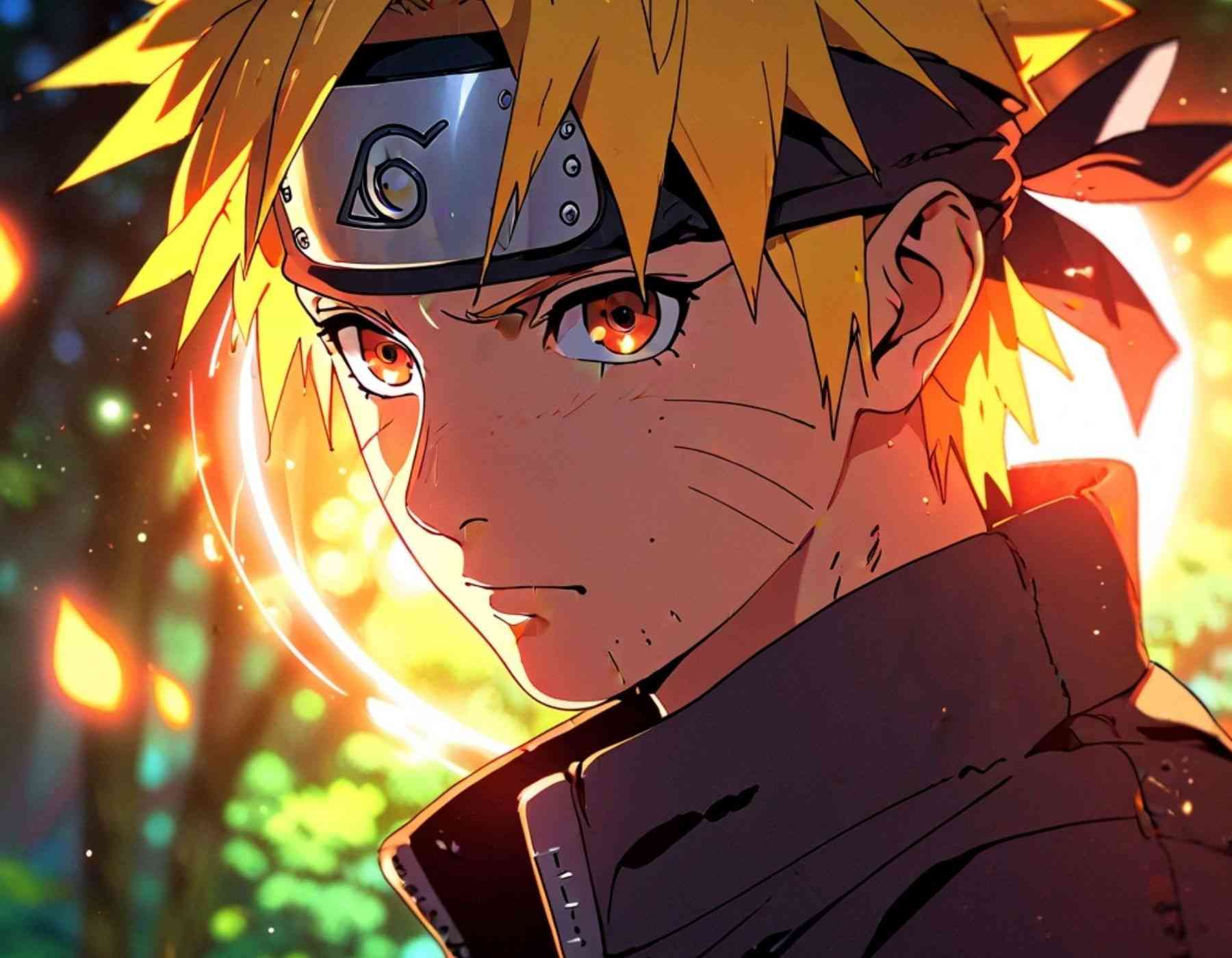 Wallpaper of naruto shippuden highlighting naruto uzumaki